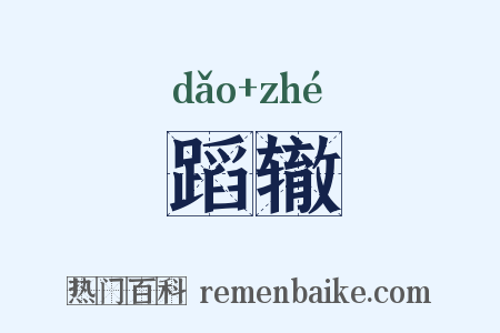 蹈辙是什么意思的图片